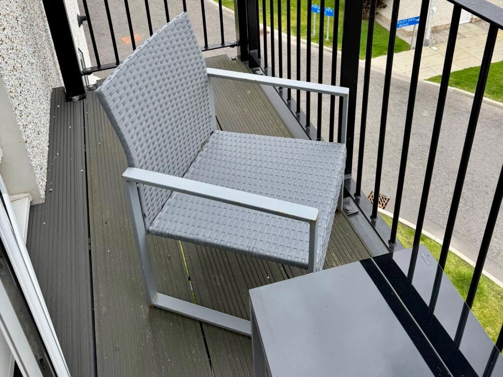 Private balcony.