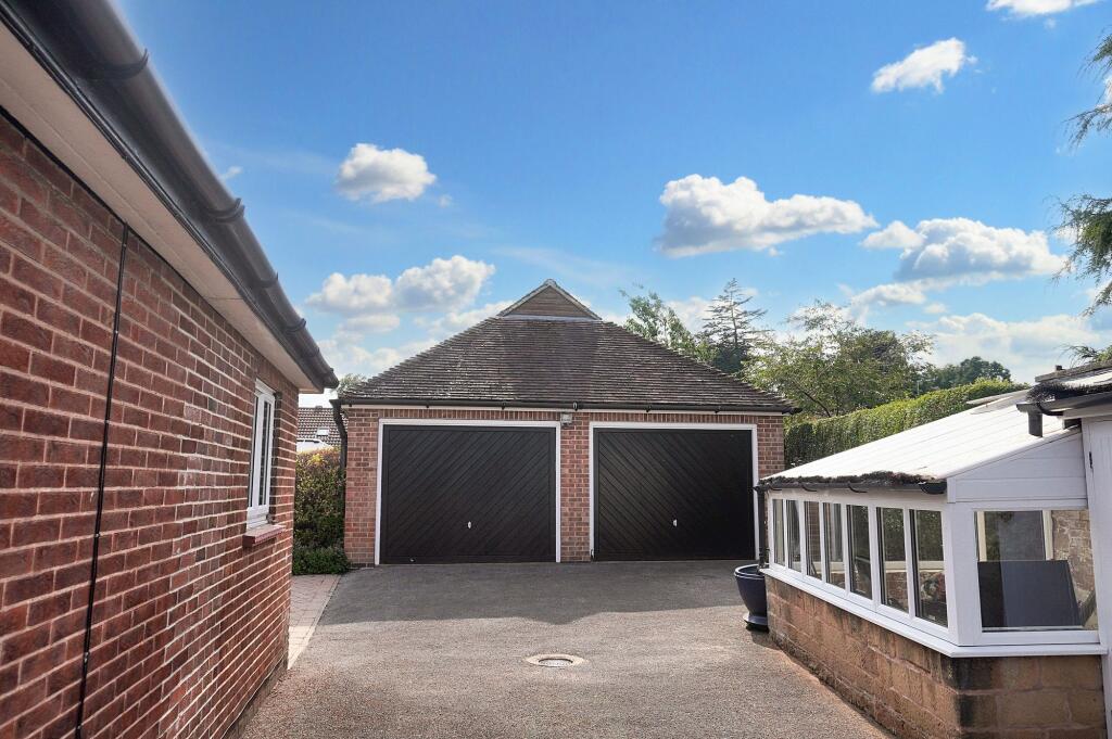 Double Garage and Greenhouse