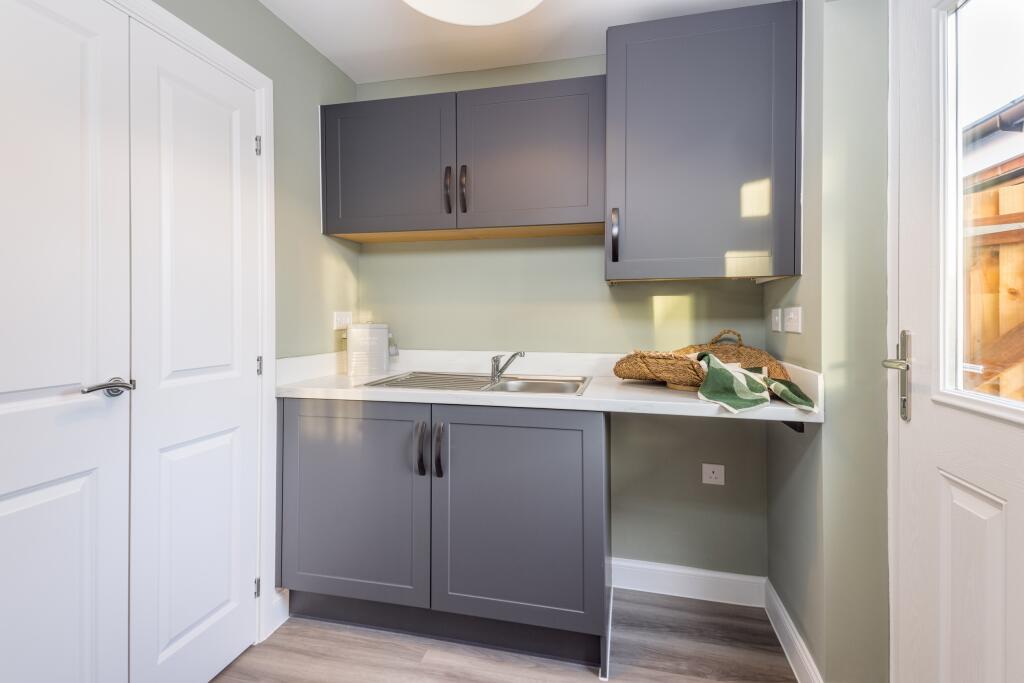 Utility room in the 4 bedroom Culver at Finchwood Park