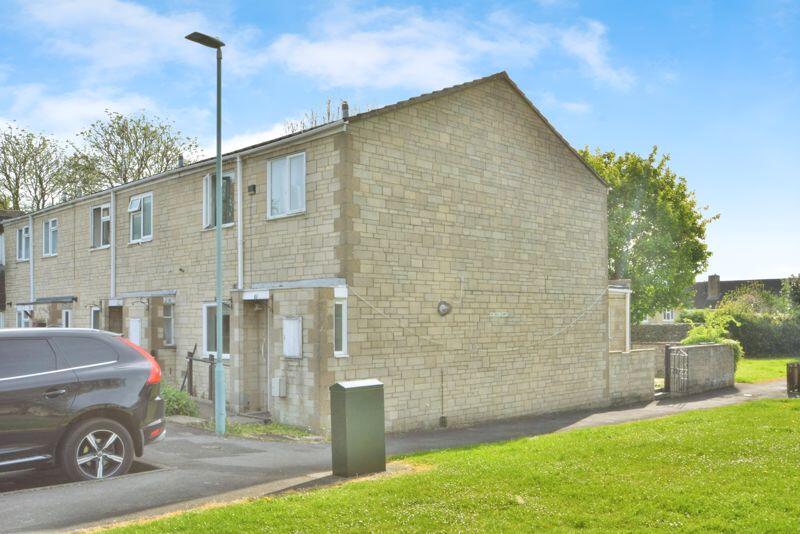 Side view of property