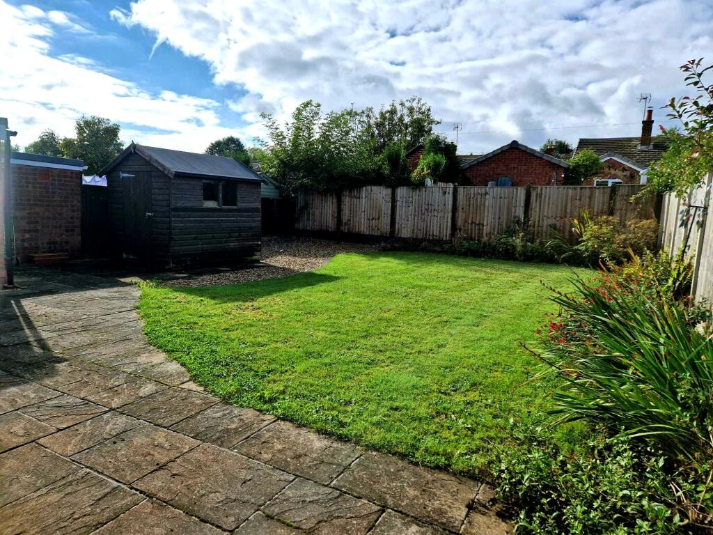 Rear garden