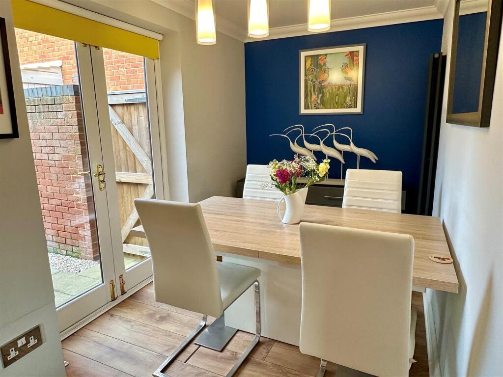 open-plan dining room