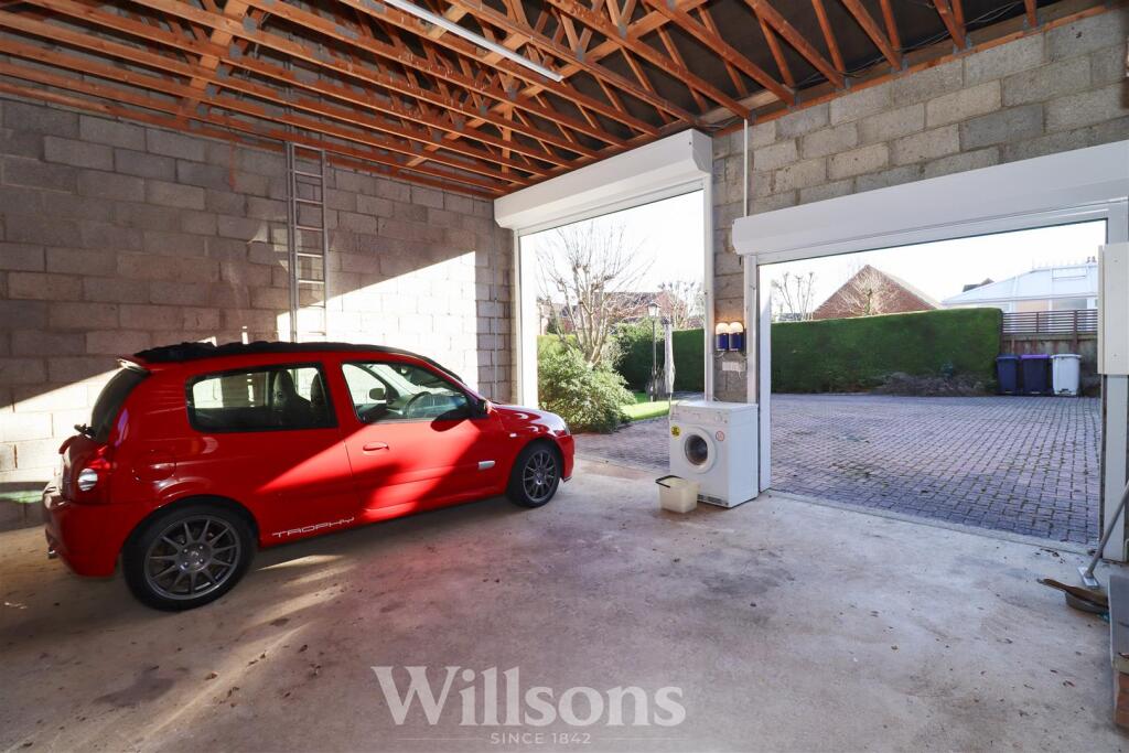 Integral Over-Height Double Garage