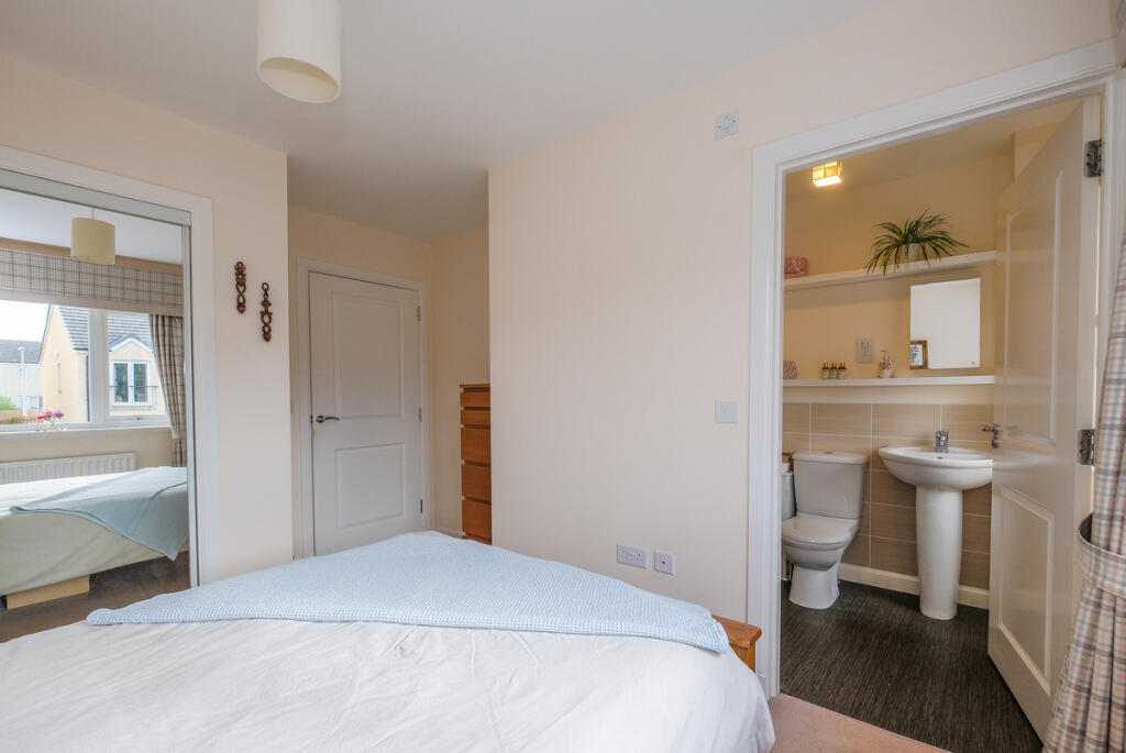 Master bedroom with ensuite view