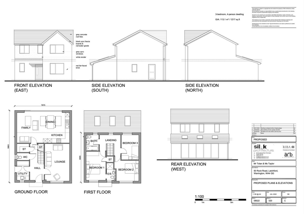 PROPOSED PLANS AND ELEVATIONS