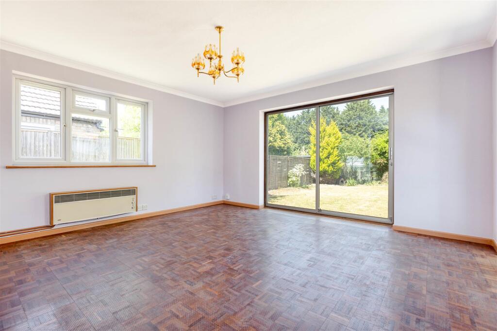 Lounge overlooking garden