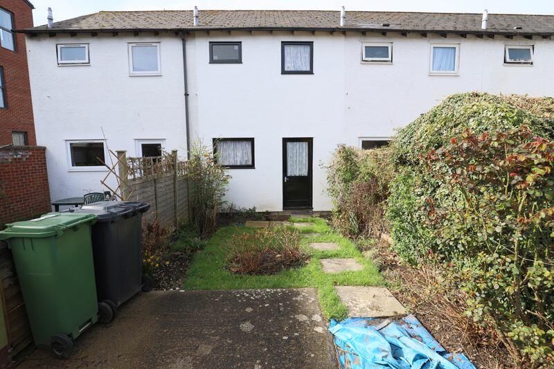 Rear of property