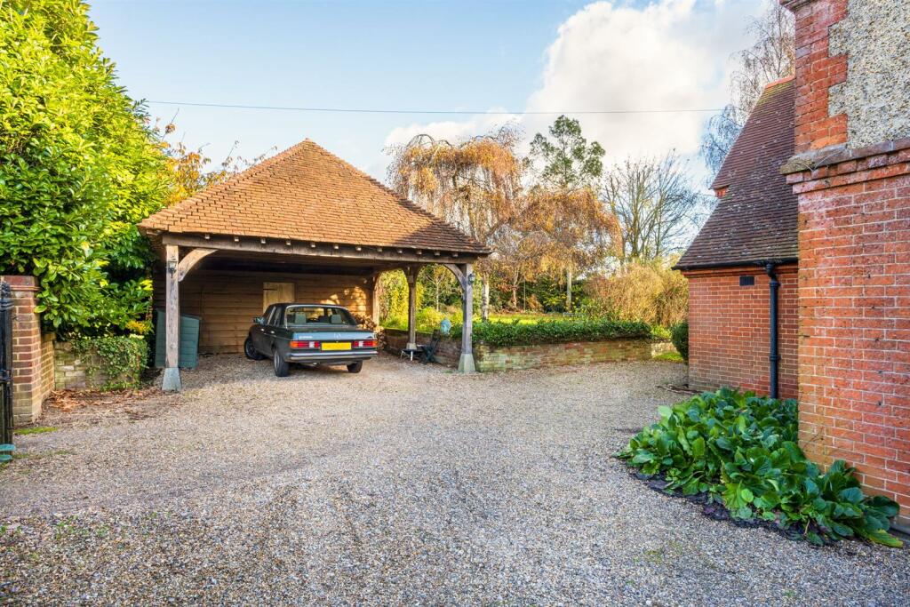 Carport and driveway