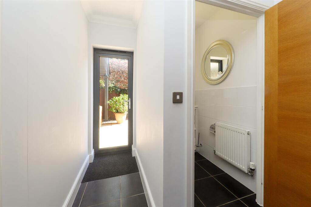Rear hallway