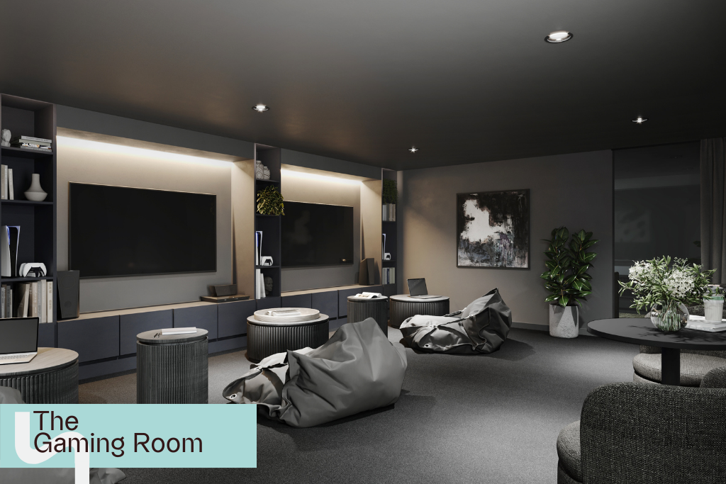 The gaming room