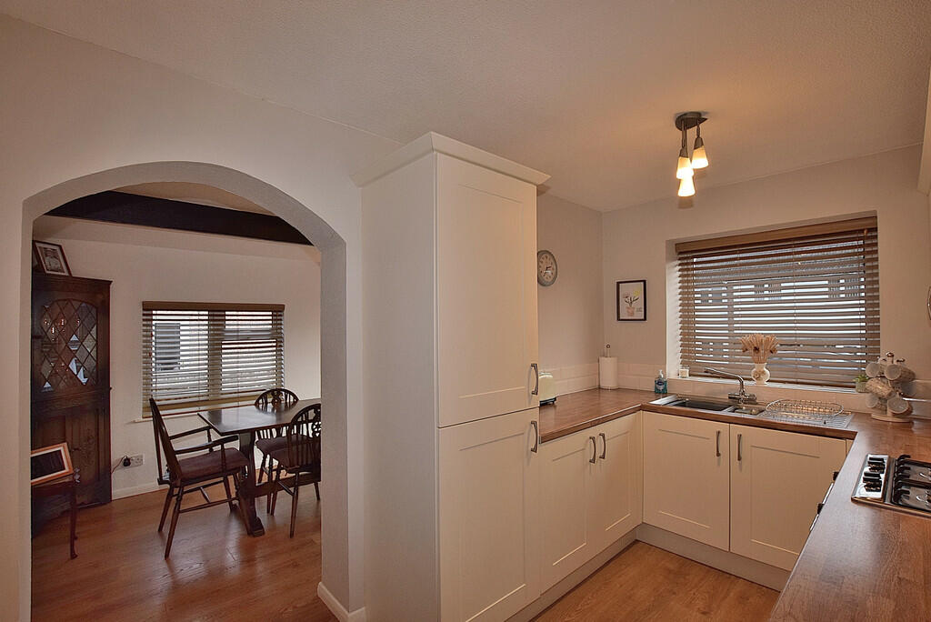 kitchen to dining...