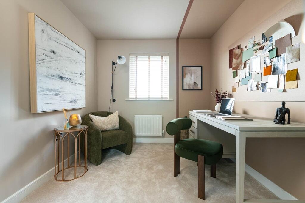 Bedroom 3 could also be used as a home office