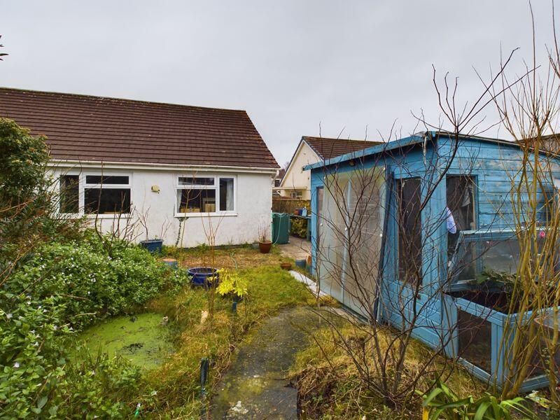 rear elevation and garden