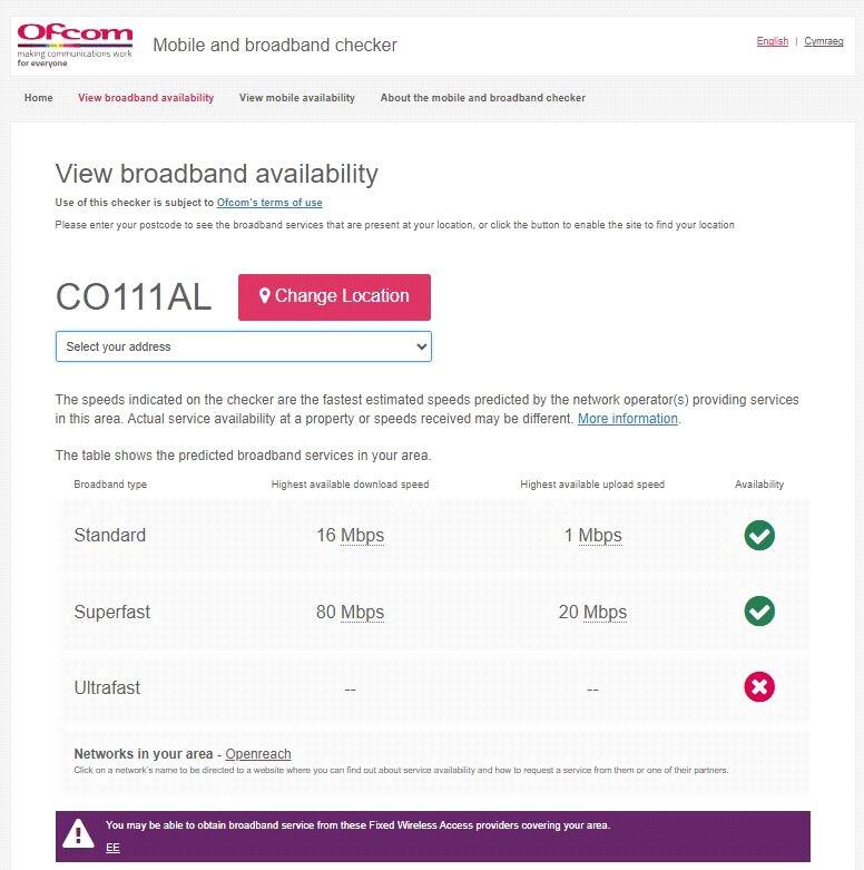 Broadband Check