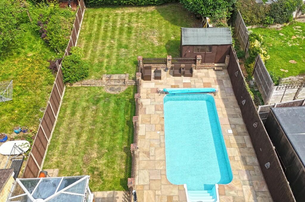 Aerial Of Garden
