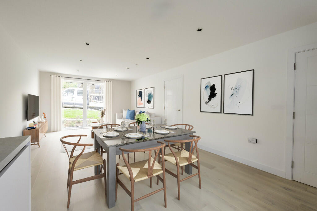 Kitchen, dining a...