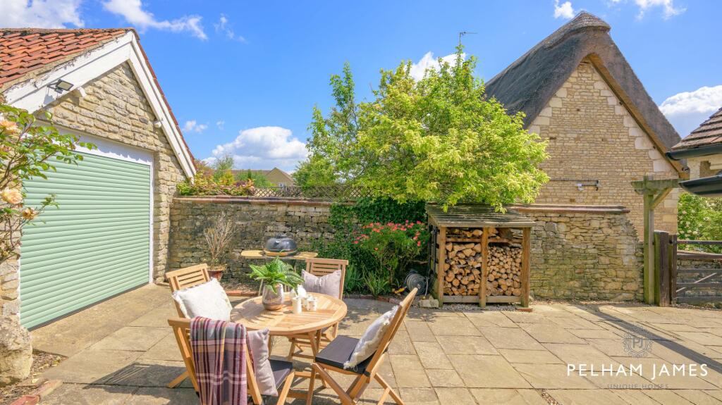 Garage and Terrace, The Old Post Office, Empingham