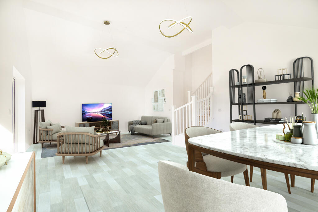 Staged Dining Lounge