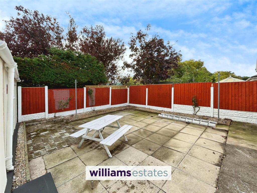 Rear garden