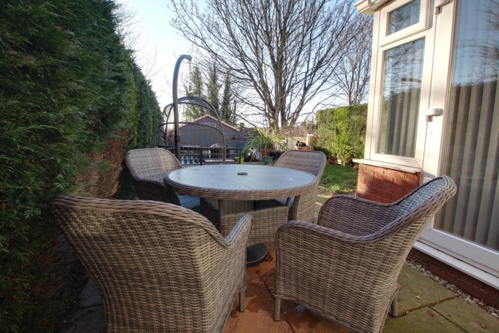 Part of the back garden and relax