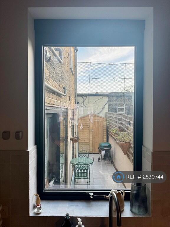 View From Kitchen Onto Garden