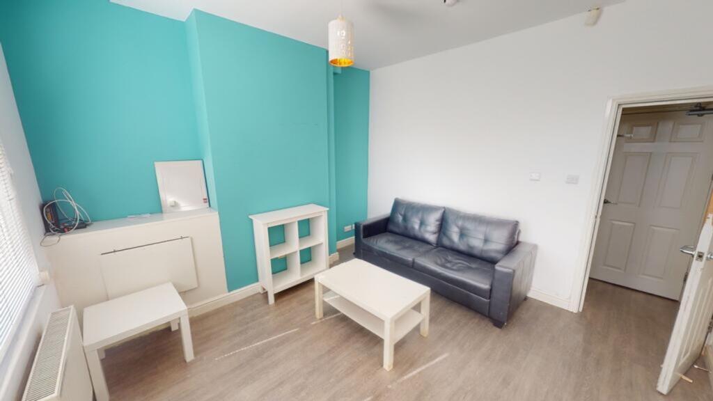 A stylish and inviting large modern living room...
