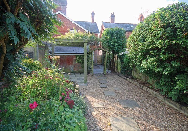 Rear of property