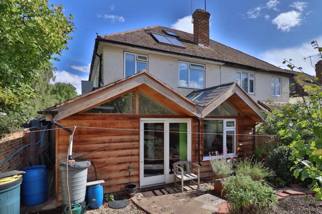 Rear view of House and Extension with Worcestershi