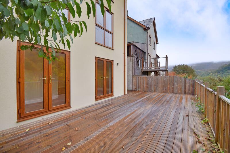 Rear Elevation and Wooden Terrace