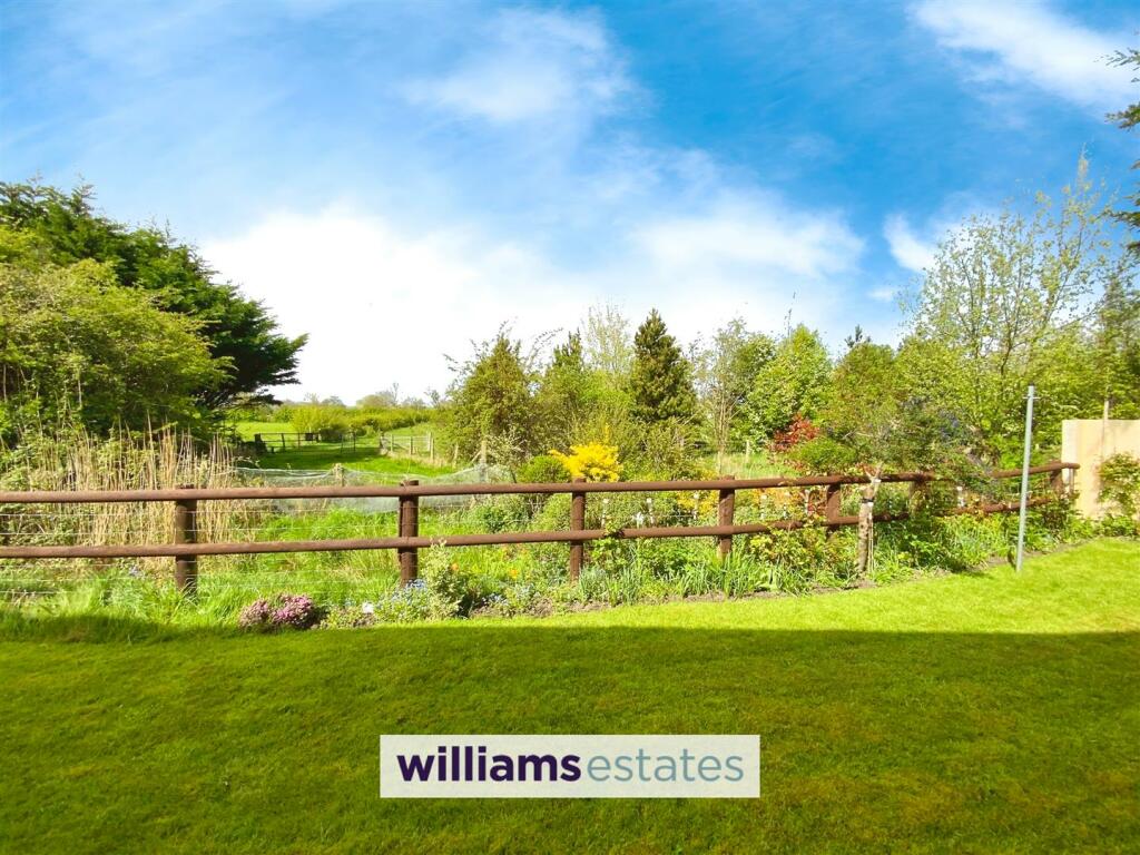rear garden &amp; view