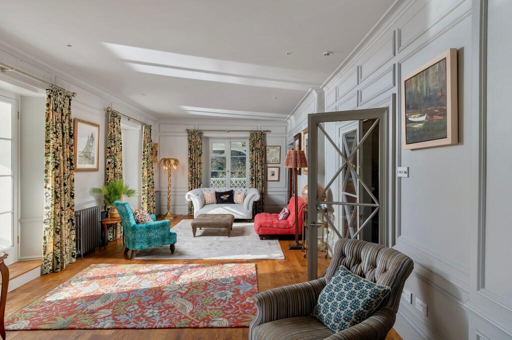 First Floor Sitting Room, Danescombe Valley House, Calstock. Cornwall