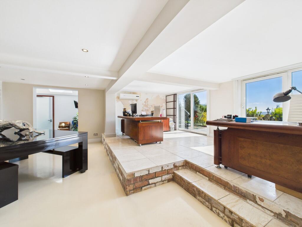 Open Basement Living Space