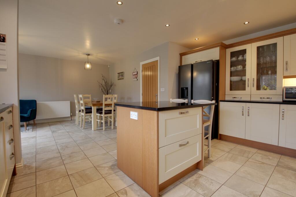 Kitchen and dining areas