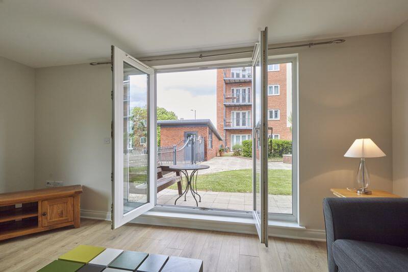 French Doors to Communal Gardens