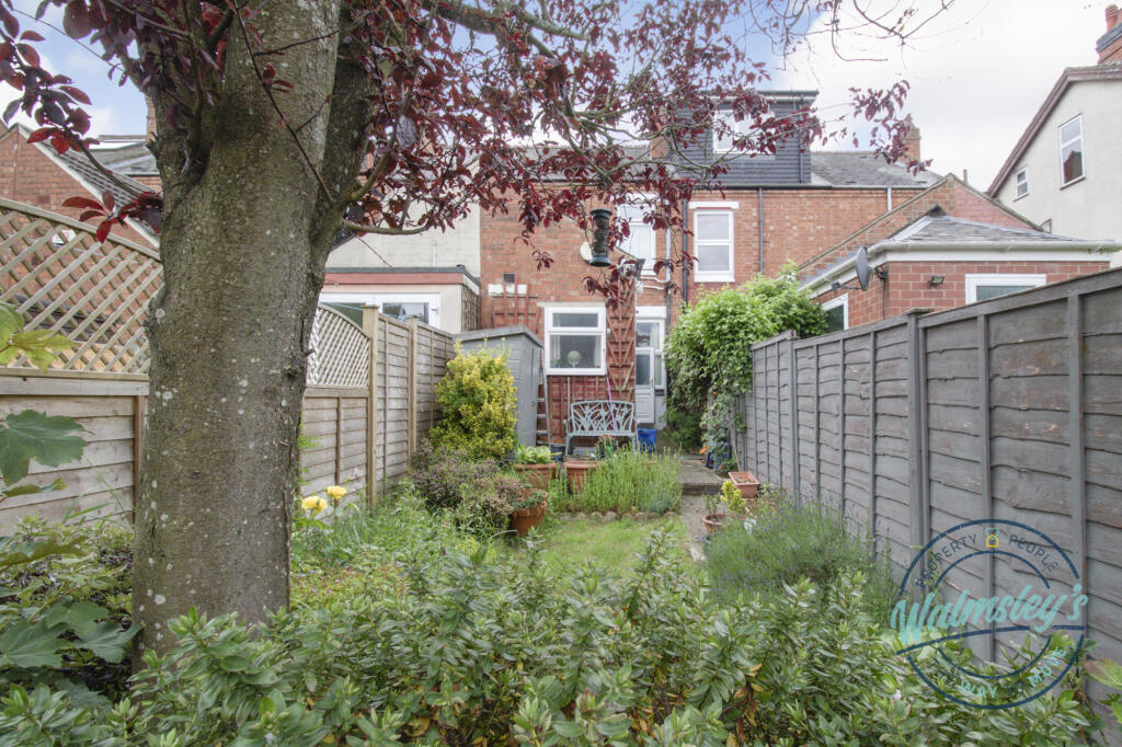 Rear gardens from sitting area