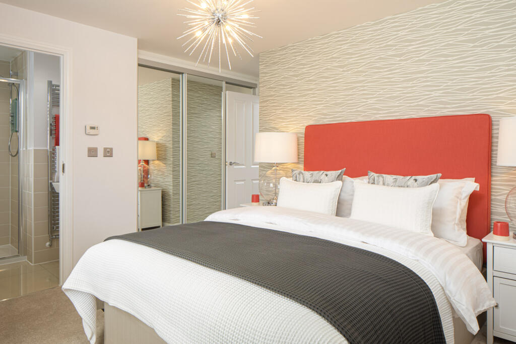 Bedroom in the Hadley 3 bedroom home