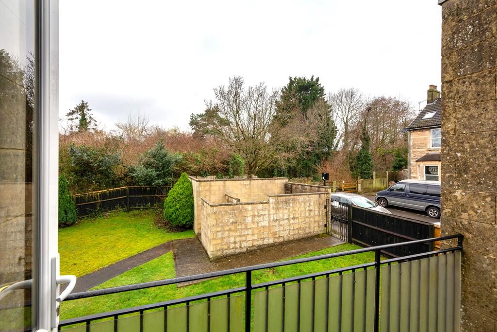 View from balcony...