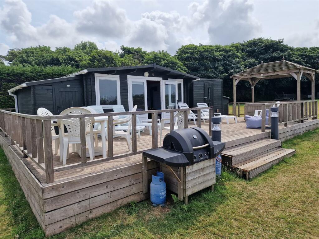 Garden Chalet and Deck.