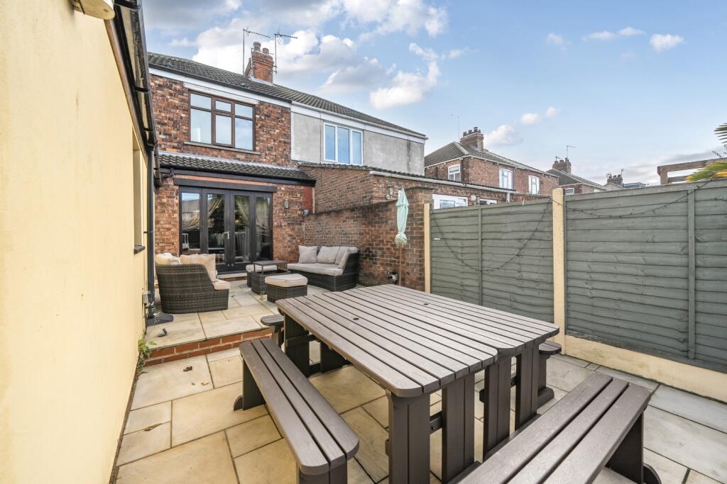 Patio and seating area