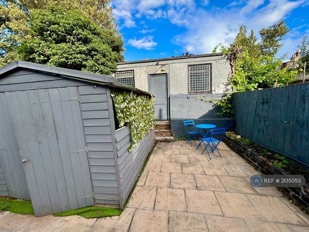 Ground View Of Garage And Bike Shed