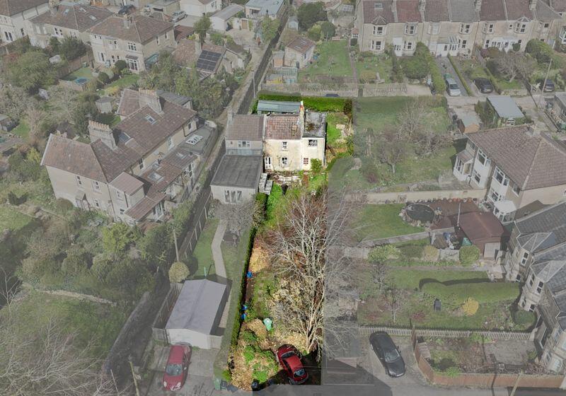 Aerial of plot