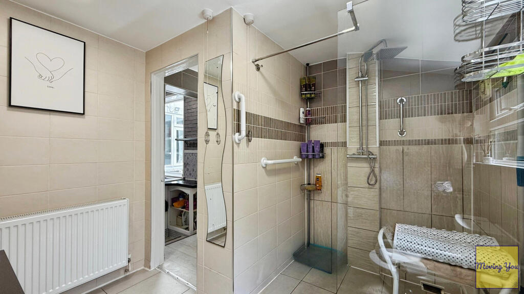 Downstairs shower room