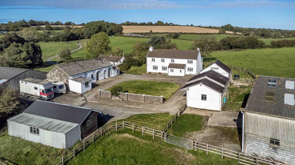 Drone Shot Of Properties