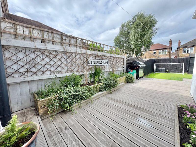 Decking to the house