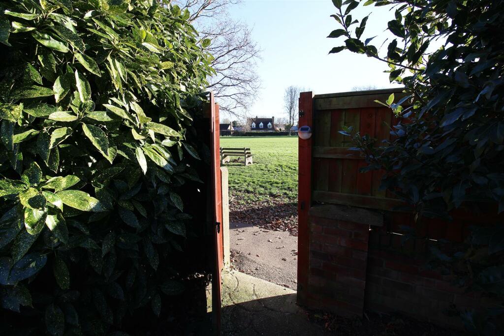 Rear Gate to Local Park