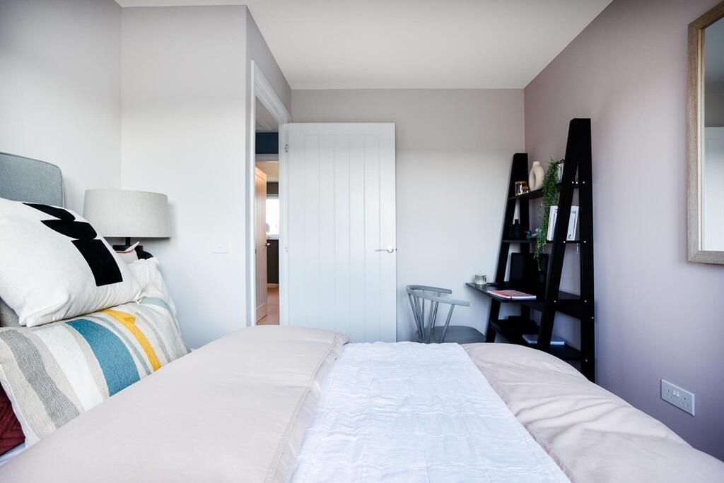 Bedroom two can fit a double bed or sizable single