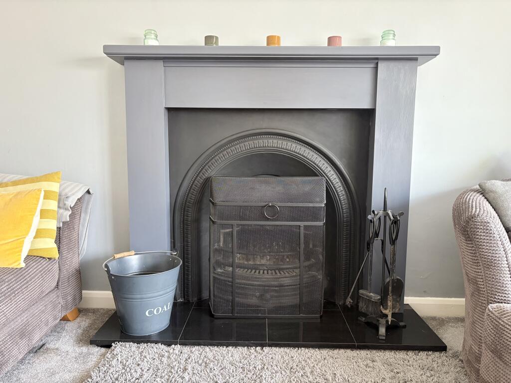 Open Coal Fireplace