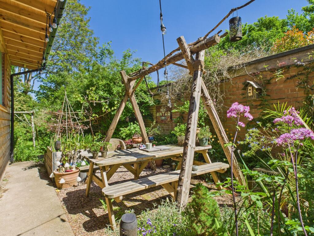 Side Patio and Garden