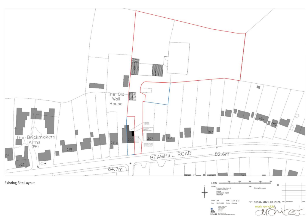 50576-2021-CK-202A Existing Site Layout