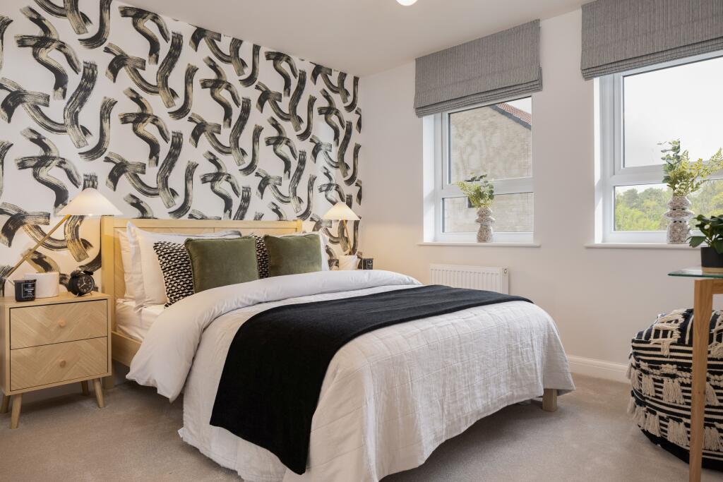 Second bedroom in the Holden 4 bedroom detached home